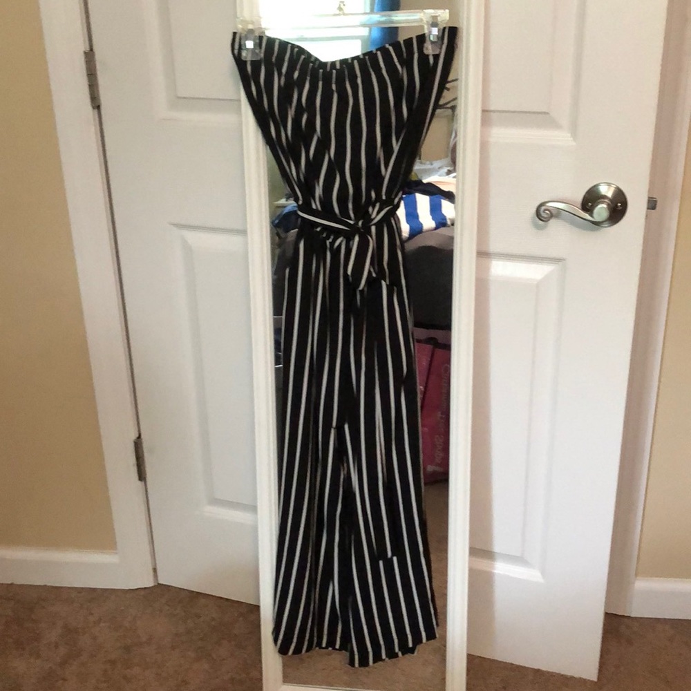 Tie waist jumpsuit